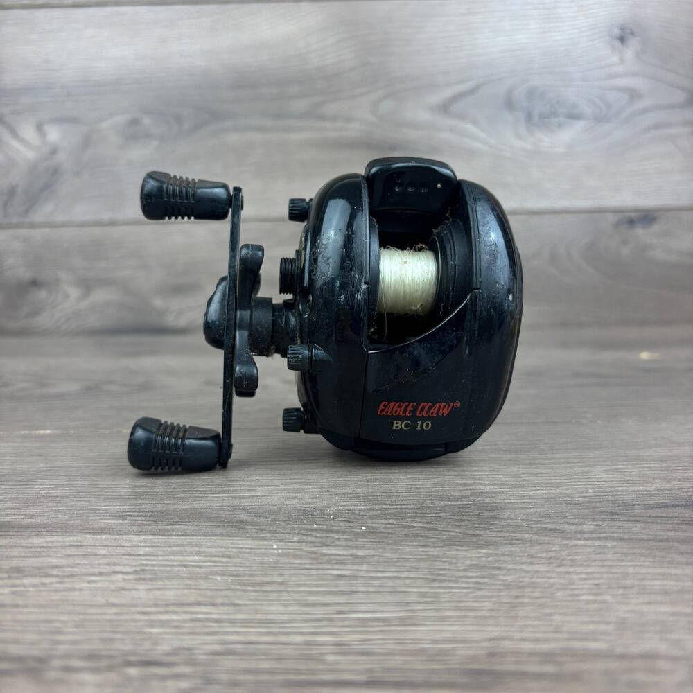 Vintage Eagle Claw BC10 Fishing Reel w/ Magnetic Spool Control